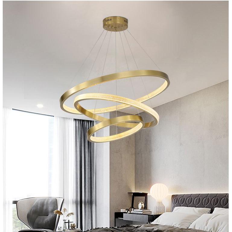 Đèn trần RORIO 3 vòng Led 3 chế độ sáng - có điều khiển từ xa tiện dụng
