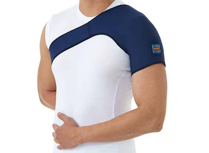 Đai hỗ trợ vai đàn hồi Dr.Med DR-128 trật khớp đòn, bong gân, viêm khớp - nhập khẩu Hàn Quốc