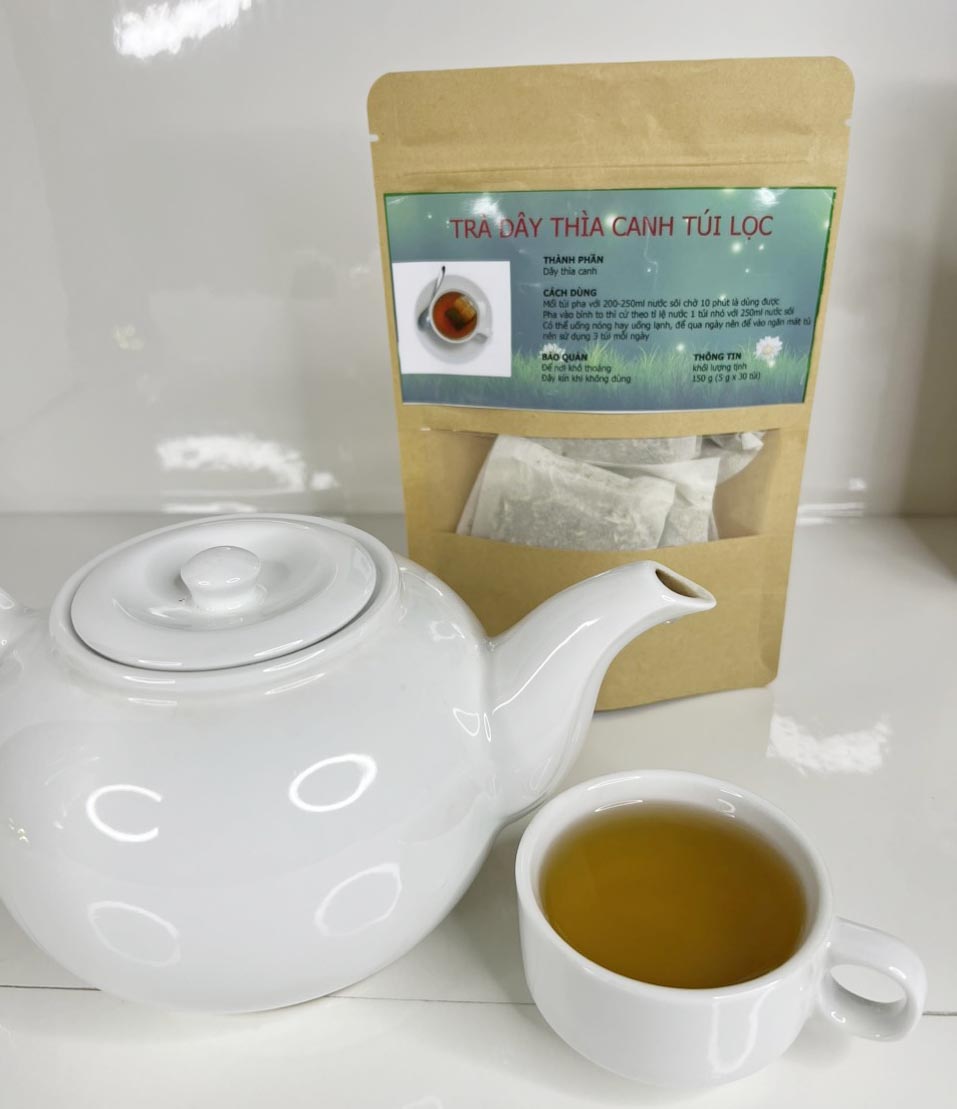 Trà dây thìa canh túi lọc (Hộp gồm 30 gói 5g) - Hỗ trợ tiểu đường, cân bằng đường cho cơ thể