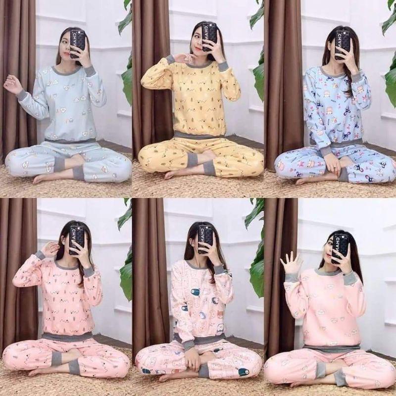 Bộ nỉ bông dày dặn ấm áp, hàng bán shop, có túi quần