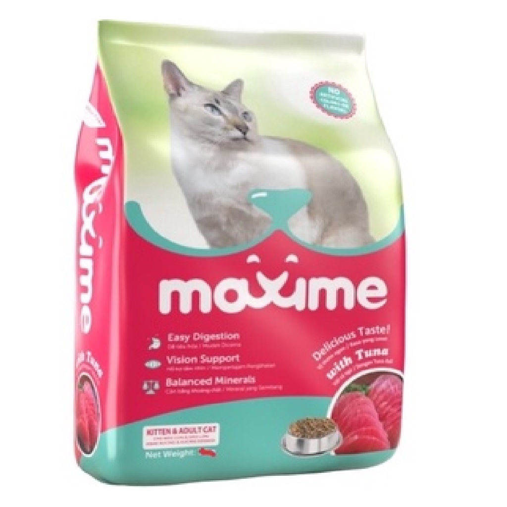 THỨC ĂN HẠT CHO MÈO MỌI LỨA TUỔI MAXIME GÓI 400G - PHILIPPINES