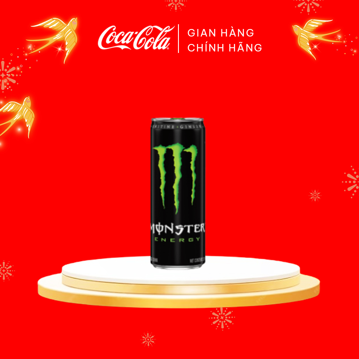 Thùng / Lốc 24 lon Nước tăng lực Monster 355ml/ lon