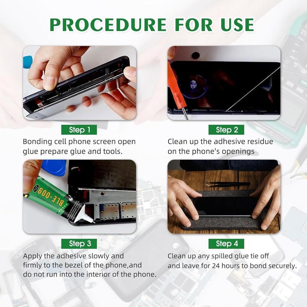 Keo nano chuyên dán màn hình, kính lưng điện thoại, tivi, laptop, máy ảnh.. Adhesive Glue Bulaien BLE-009(đen)