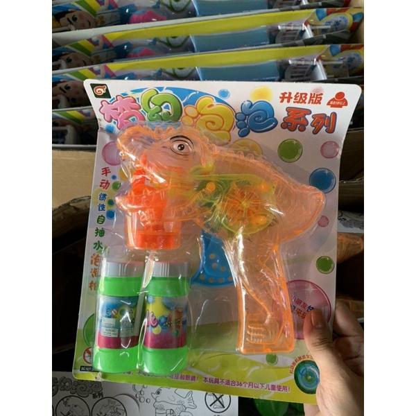 Súng đồ chơi bắn bong bóng hình cá sấu