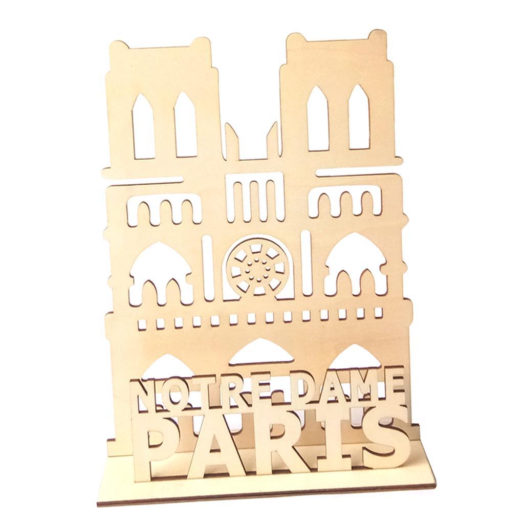 Wooden Decoration Tableware Wooden Crafts Desktop Decor Desktop Ornaments, Notre