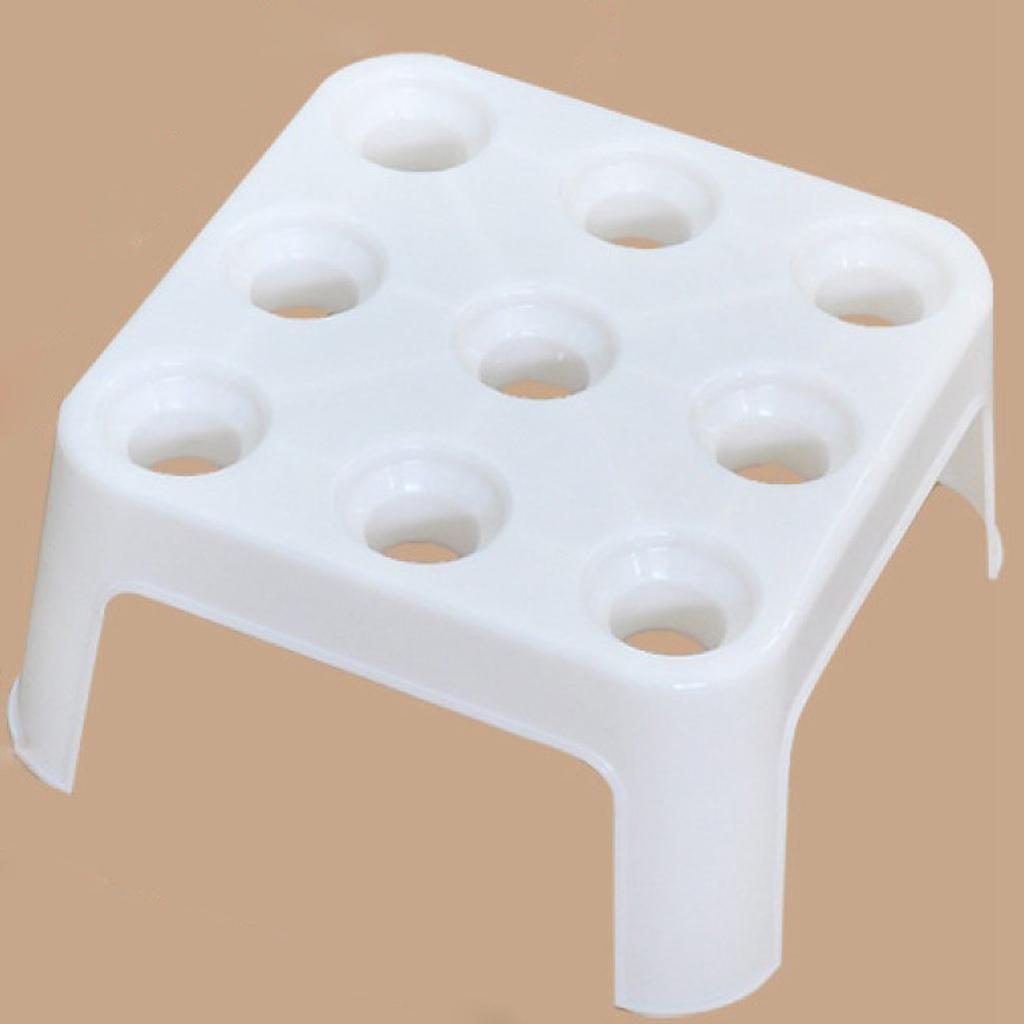 Giá Phơi Chai Rượu 9 Ngăn Bằng Nhựa Thực Phẩm HDPE Tiện Lợi