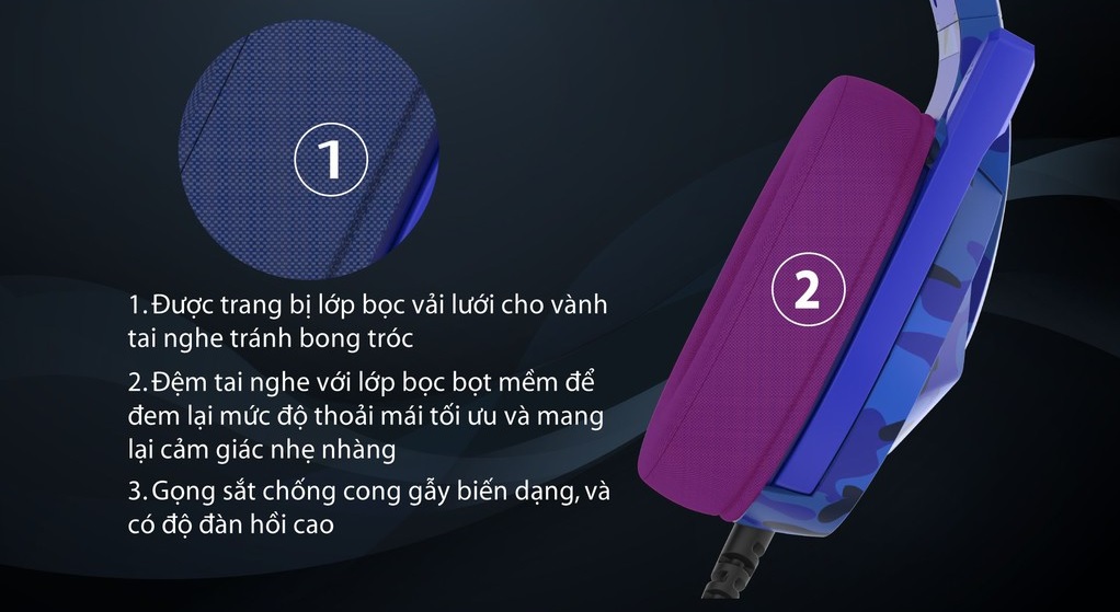 Tai nghe VSP VX3 LED GAMING  - Hàng chính hãng