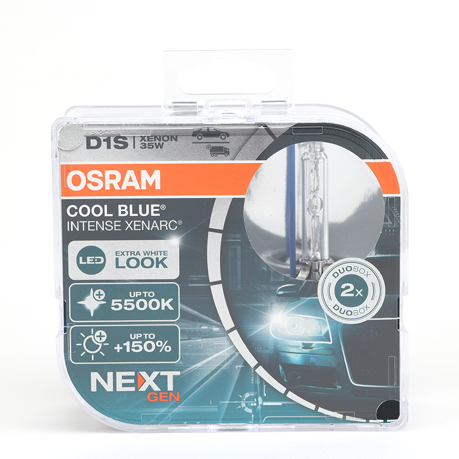 Combo 2 Bóng Đèn Xenon (Next Gen) OSRAM Cool Blue Intense D1S 66140CBN 12V 35W