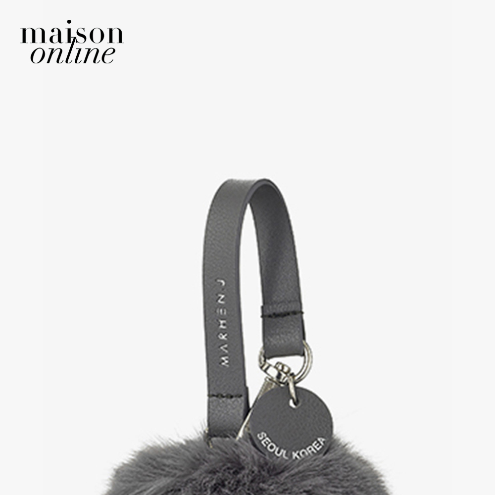 Marhen.J - Móc khóa túi hình tròn Cotton Candy Fur Charm MJ19CCANDY-CH