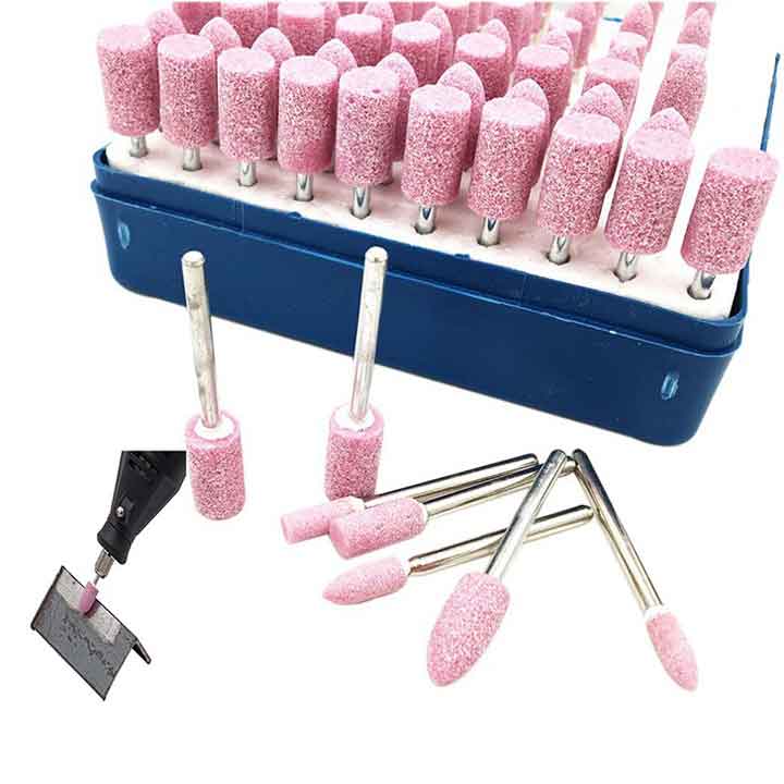Bộ Đá Mài Khắc, Đánh Bóng 100 Chi Tiết Trục 3mm