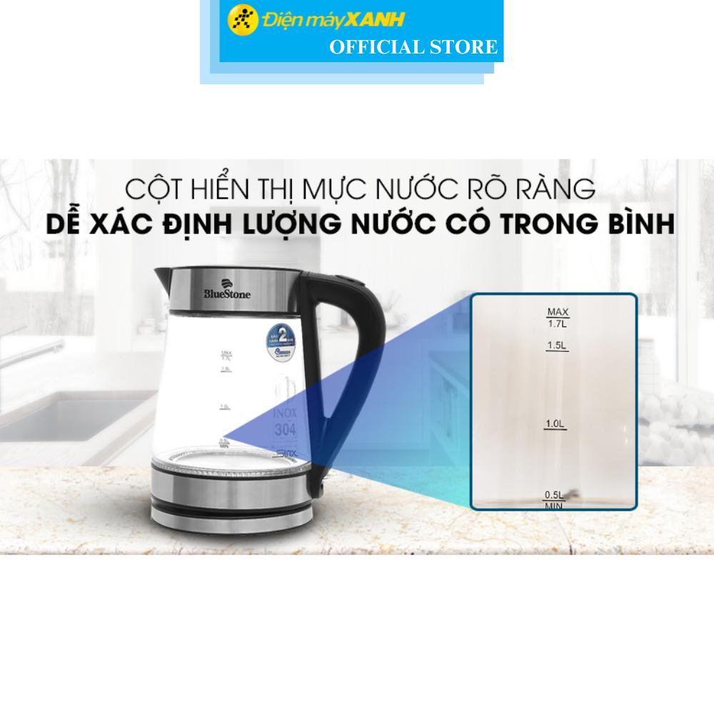 Bình đun siêu tốc BlueStone 1.7 lít KTB-3426 - Hàng Chính Hãng