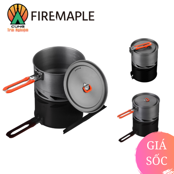 [CHÍNH HÃNG] Nồi Dã Ngoại 1.5L Kèm Bát Ăn Chuyên Dụng Dã Ngoại Fire-Maple Cho Nấu Ăn Ngoài Trời FEAST K2