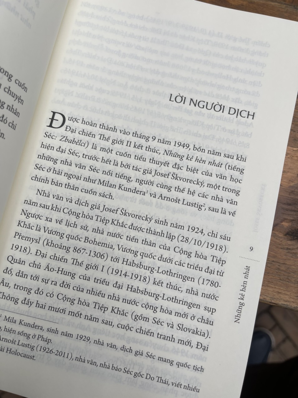 NHỮNG KẺ HÈN NHÁT – Josef Škvorecký – Bình Slavická dịch – Nxb phụ nữ – bìa mềm