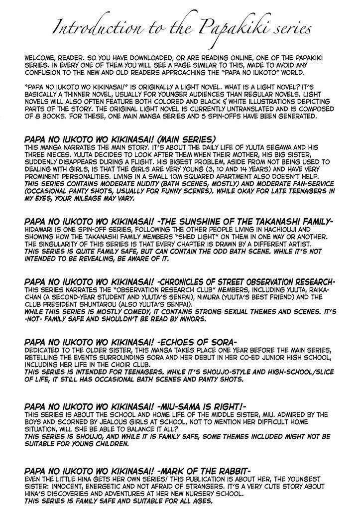 papa no iukoto o kikinasai! chapter 9 2