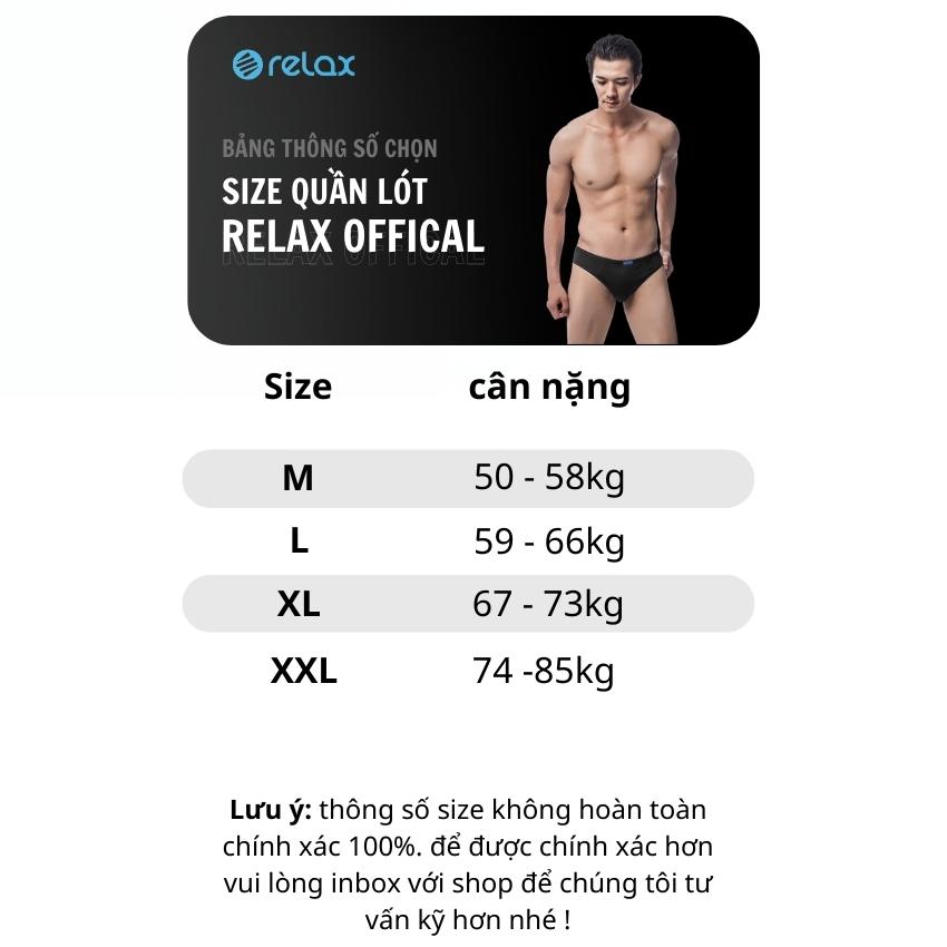 quần lót nam relax thun lạnh cao cấp chính hãng, quần sịp nam relax underwear rl036