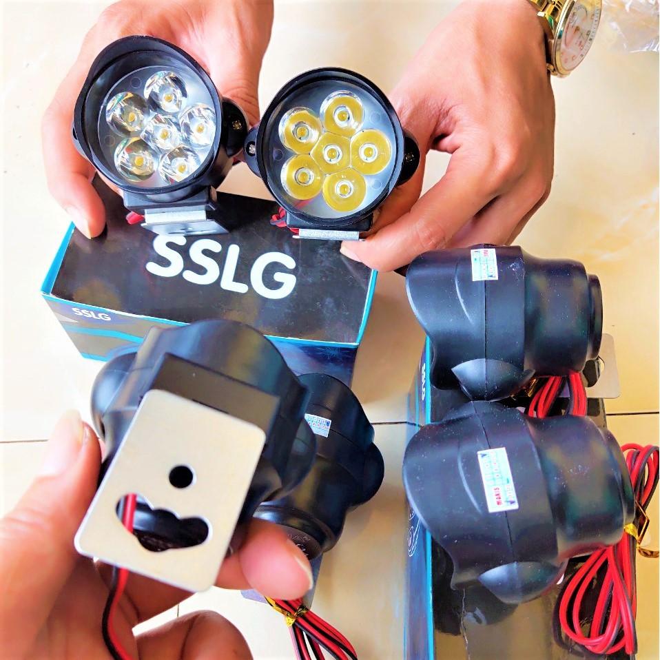 Bộ 2 đèn L6 mini siêu sáng lắp các loại xe máy xe điện chất lượng cao