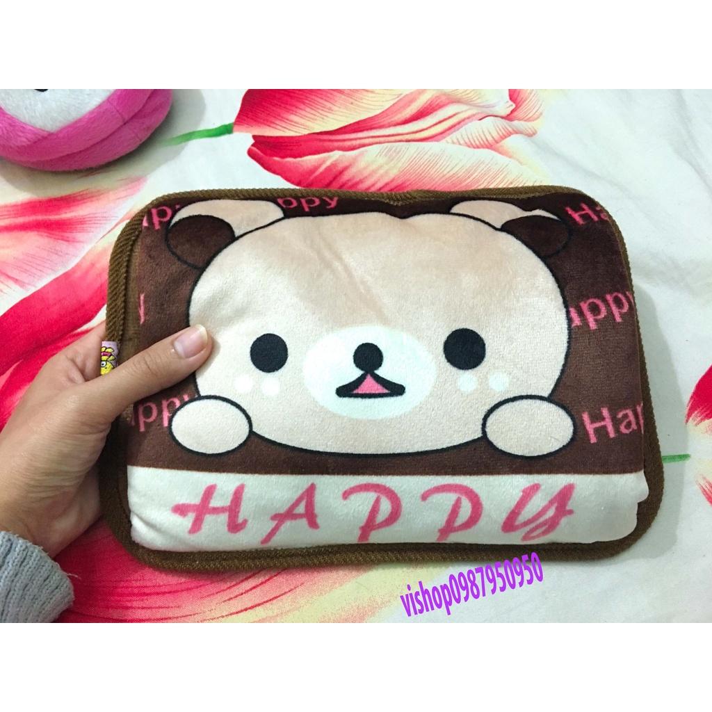 (rẻ nhất)-Túi sưởi hình hello kitty chườm ấm Túi Sưởi Chườm Nóng Lạnh Giữ Nhiệt hình thú dễ thương