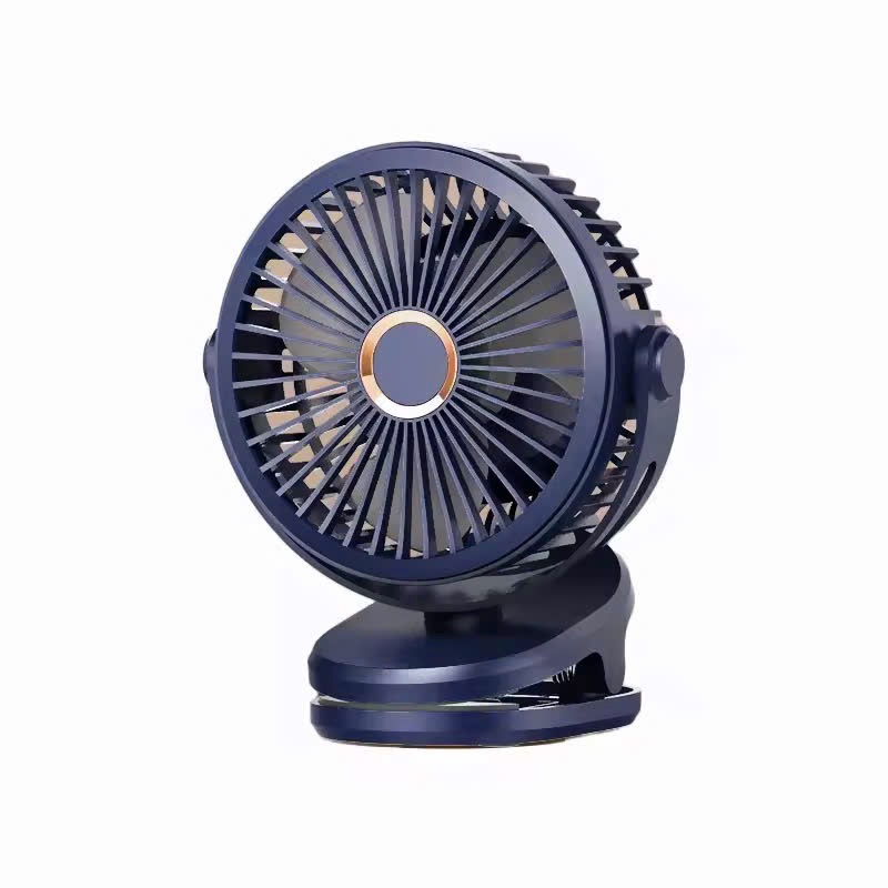Quạt Tích Điện Kẹp FUJIMAX, Hiện thị %pin, Dung Lượng Pin lớn, Lồng quạt 20cm