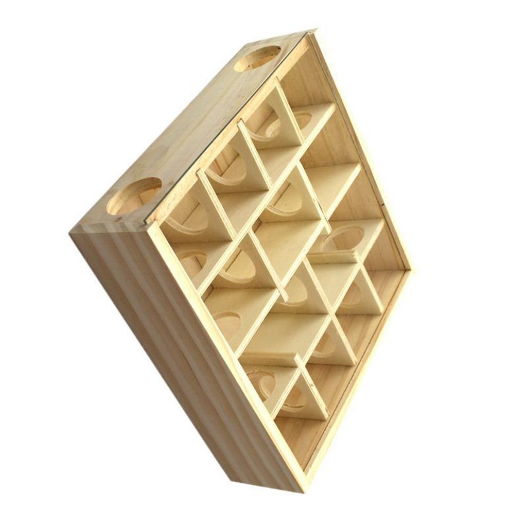 Pet Hamster Wooden Maze Tunnel Gerbil Rat Mouse Mice Small Animal Play Toys