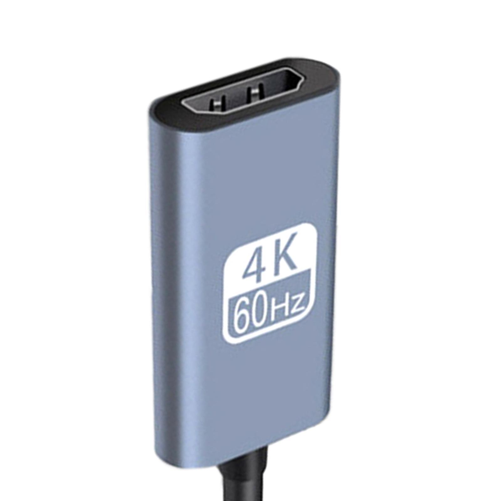 USB C to HDMI Adapter Cable High Speed Compact Portable for Laptop Office