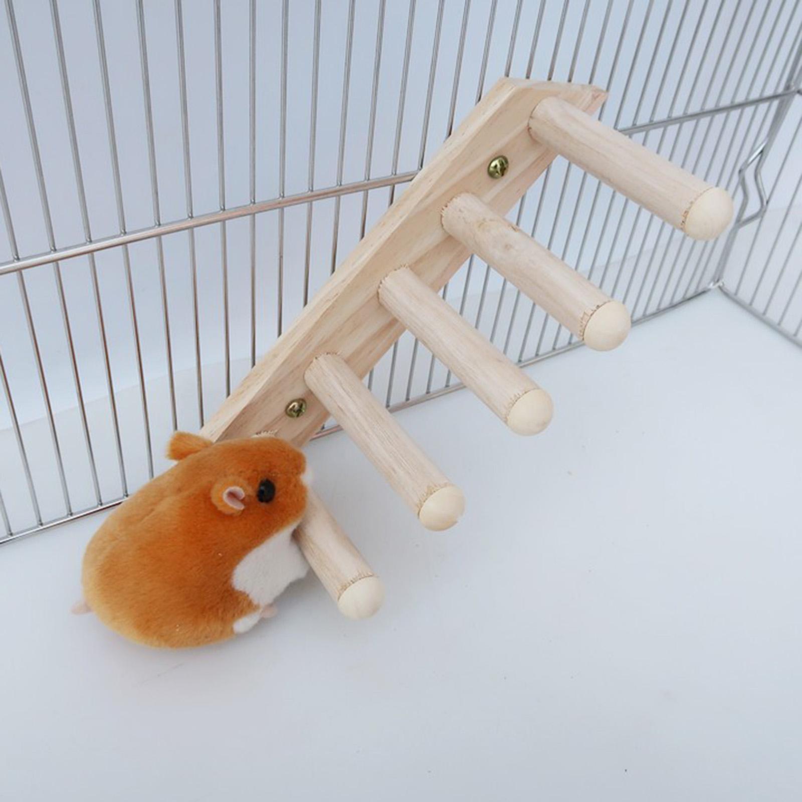 Hamster Climbing Ladder Durable Hamster stair Finches Lovebird Climbing