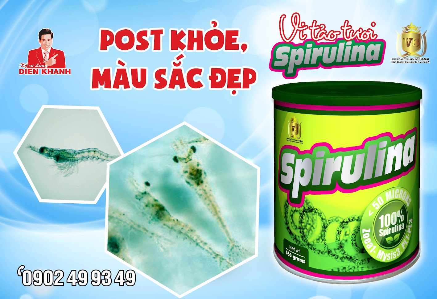 Spirulina tảo tươi cho tôm, cá