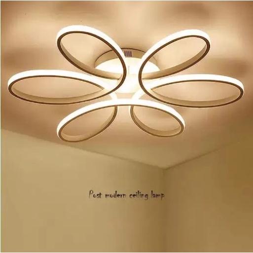 Đèn LED Mâm Ốp Trần MN035/6, Đèn trần Phòng Khách, Đèn trần buồng nghỉ - 3 cơ chế Sáng DT