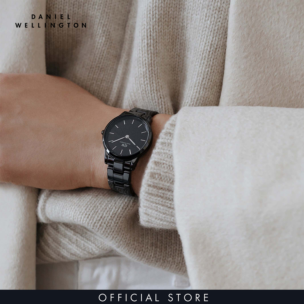 Đồng hồ Nữ Daniel Wellington dây ceramic - Iconic Ceramic mau