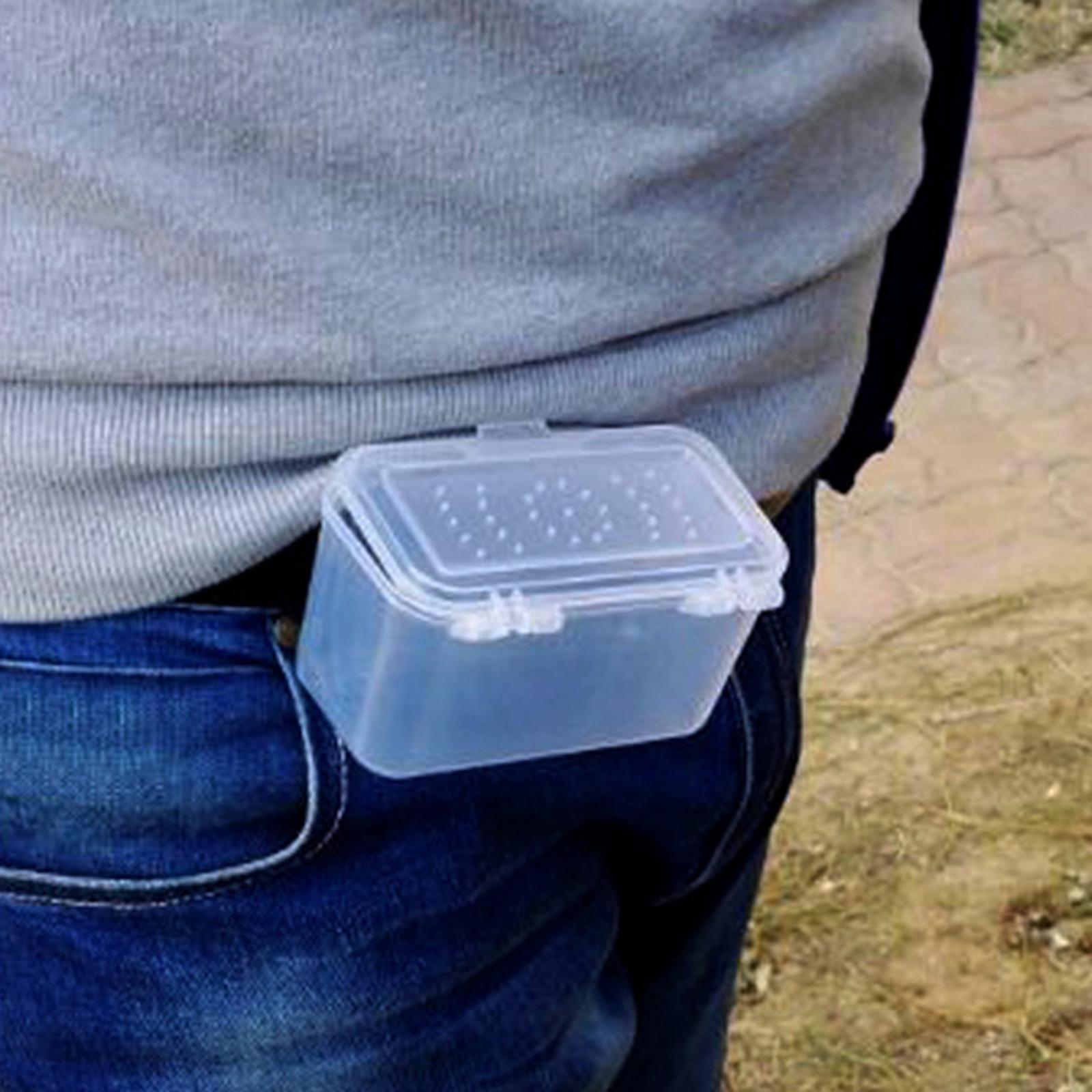 Waist Hanging Box, Fishing Tackle Box, Squid Jig Lightweight Clear Fishing Tools Box, Organizing Tool, Fishing Storage Box Storage Box