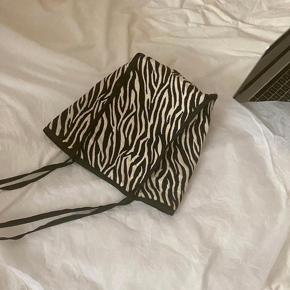 Thời Trang Hoa Văn Ngựa Vằn Nữ Tote Túi Shopping Công Suất Lớn Checkerboard Nữ Du Lịch Túi Xách Retro Nữ Đeo Vai