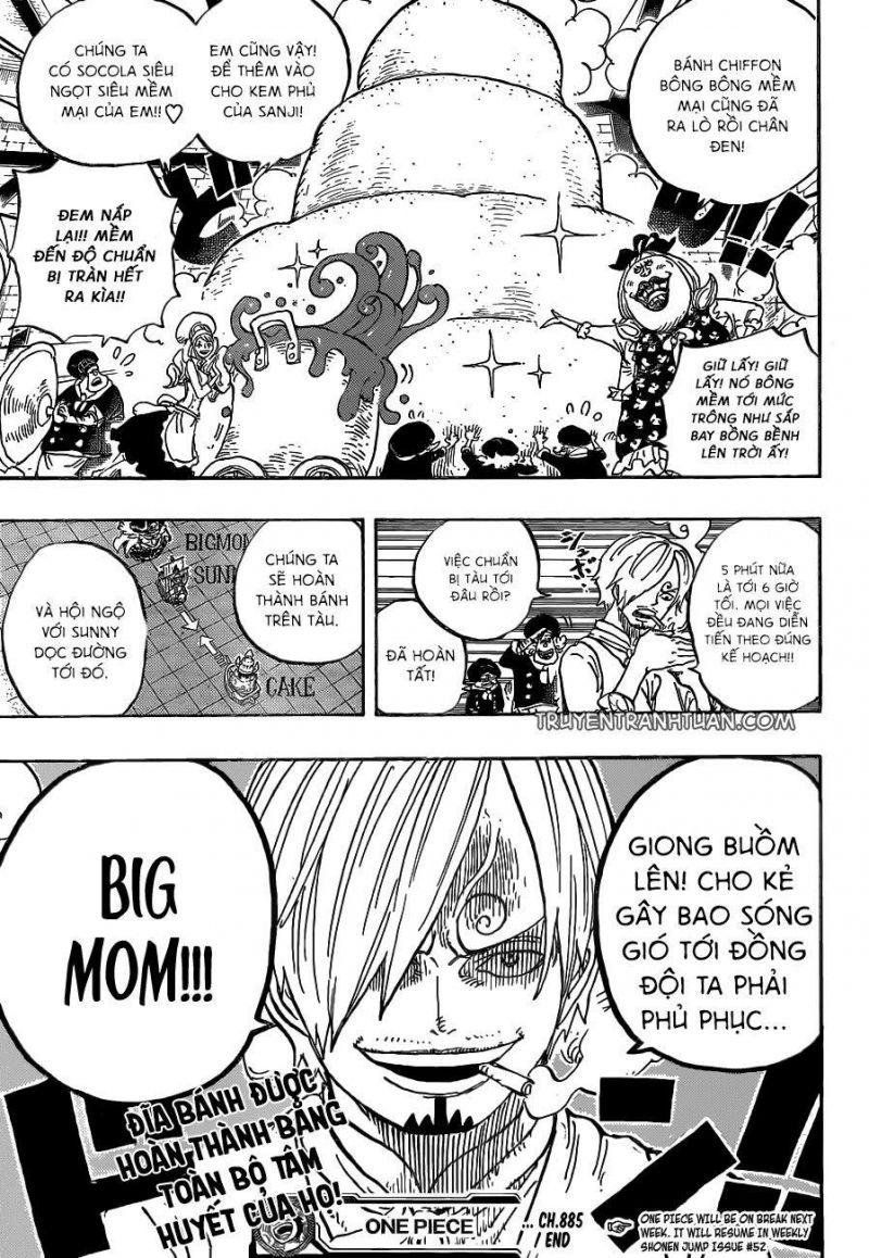 đảo hải tặc - one piece chapter 885 15