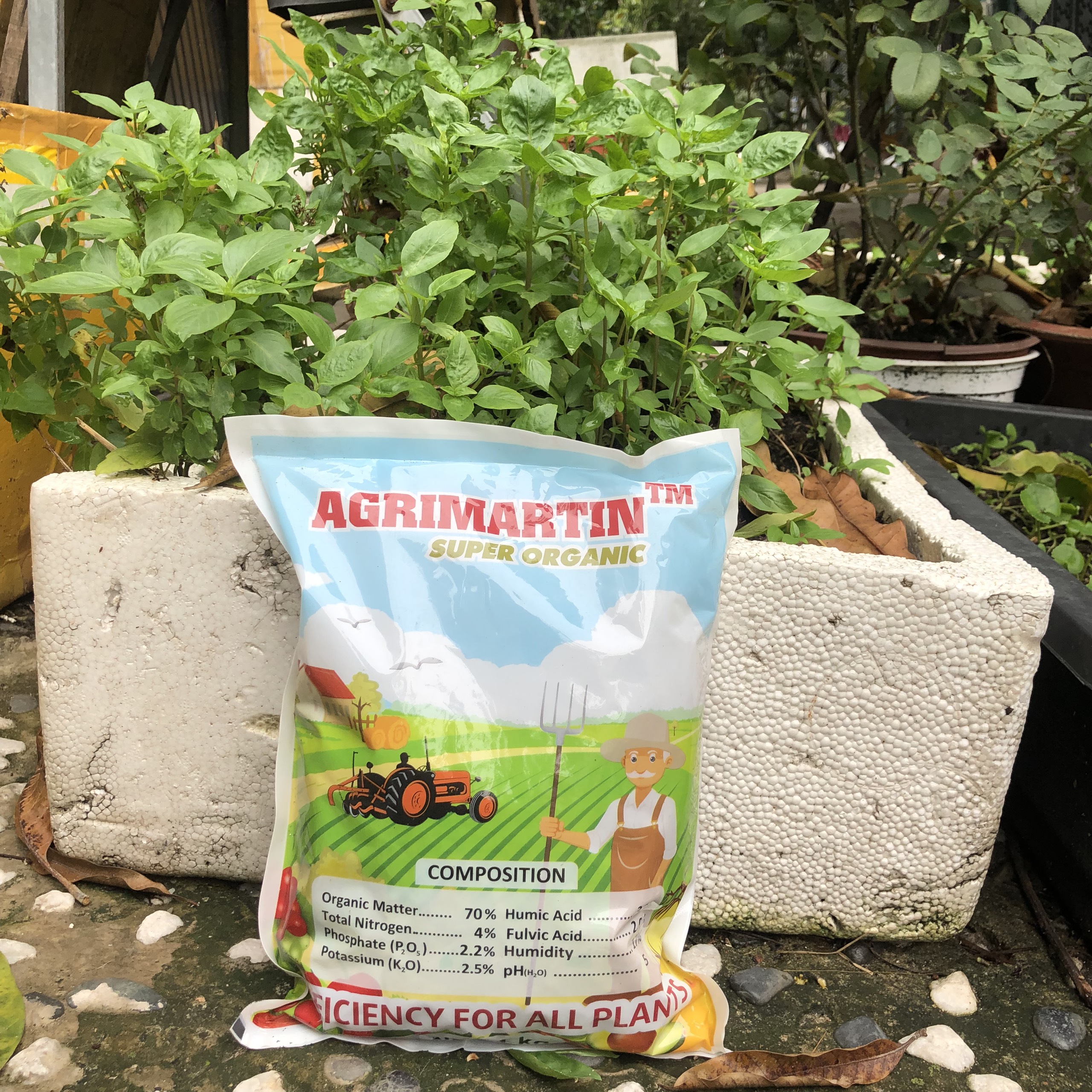 PHÂN HỮU CƠ VIÊN NÉN CAO CẤP - AGRIMARTIN LOẠI 1KG (XUẤT XỨ BỈ)