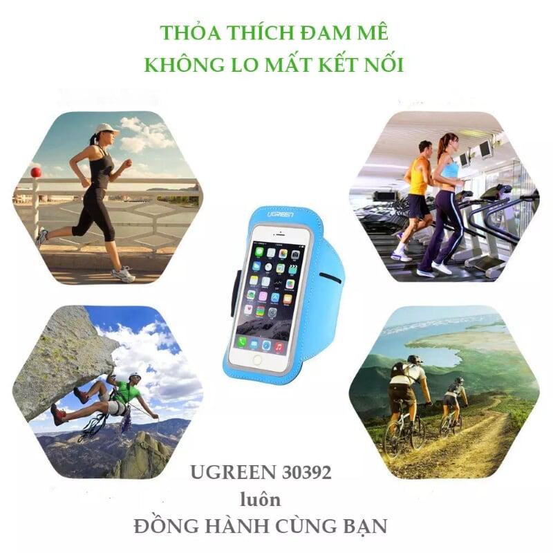 Ugreen UG30392LP107TK 3.5 - 5 Inch Dây đeo tay thể thao chống mồ hôi cho tất cả các điện thoại thông minh - HÀNG CHÍNH HÃNG