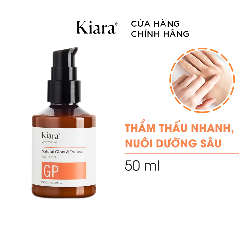 Kem Dưỡng Ẩm B5 Phục Hồi Da Chống Lão Hóa Kiara Natural Glow &amp; Protect 50ml