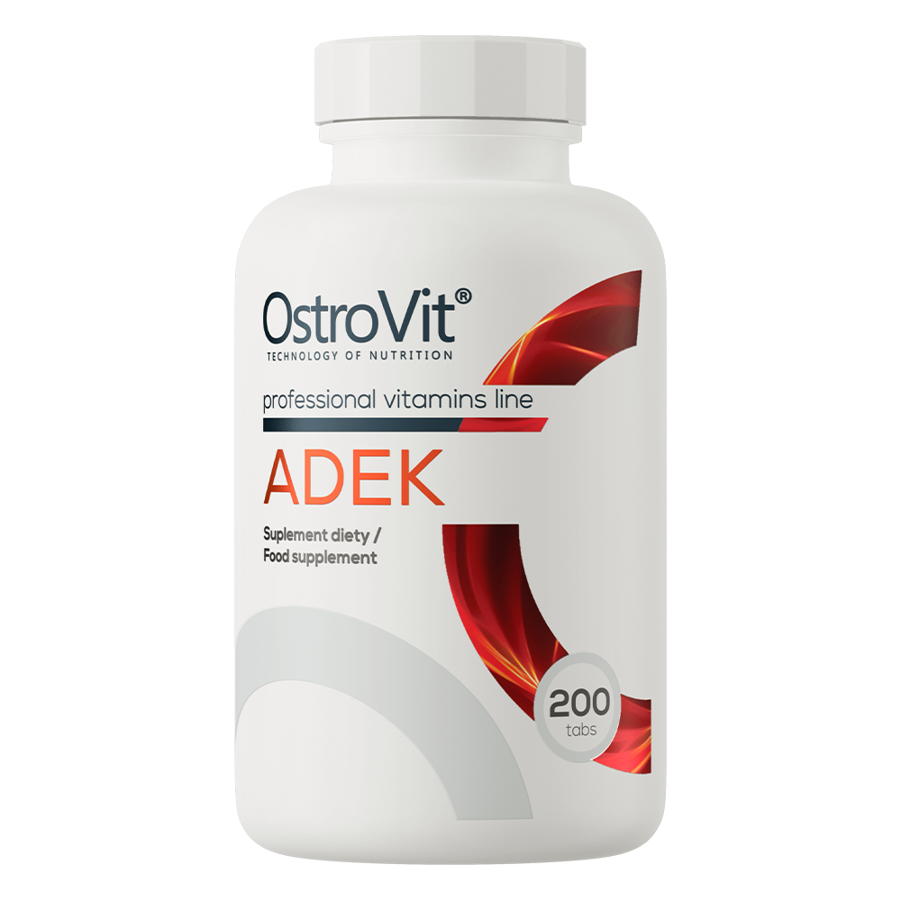 Viên Uống Bổ Sung Vitamin Toàn Diện A, D, E, K Ostrovit ADEK (200 viên) Hỗ Trợ Mắt, Da, Tim Mạch, Xương Khớp | Nhập khẩu Ba Lan