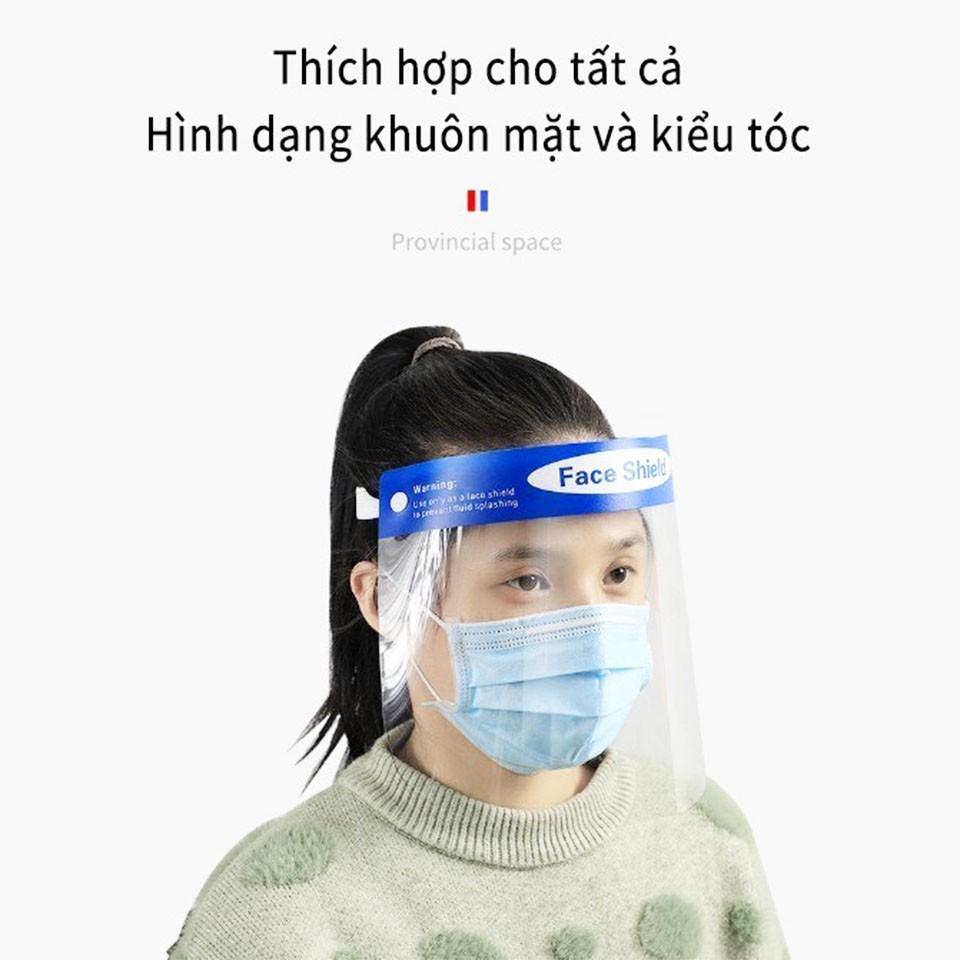 COMBO 100 KÍNH XỐP CHỐNG GIỌT BẮN - CHỐNG BỤI Face shield ĐỆM XỐP BẢO VỆ AN TOÀN