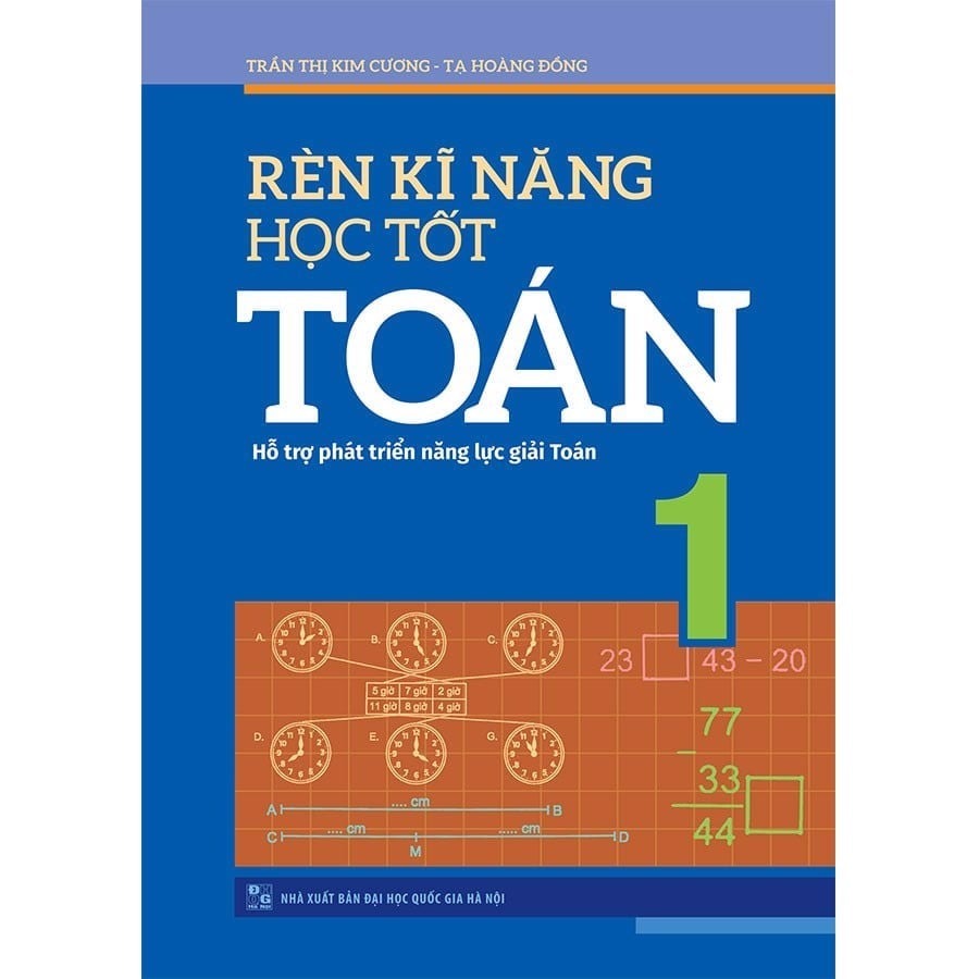 Sách: Combo 2 Cuốn: Bài Tập Trắc Nghiệm Và Tự Kiểm Tra Toán Lớp 1 + Rèn Kỹ Năng Học Tốt Toán Lớp 1