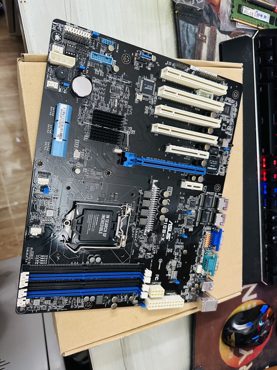 COMBO Bo Mạch Chủ (Mainboard) ASUS Server P10S-X + CPU E3-1220V5 (HÀNG CHÍNH HÃNG)