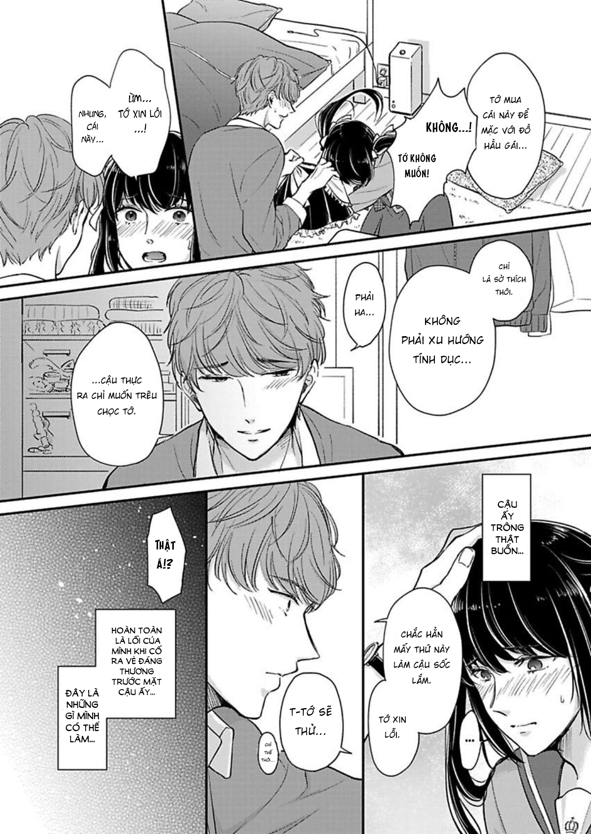 tôi đã giả gái nhưng anh ta muốn hơn thế!? chapter 1 21