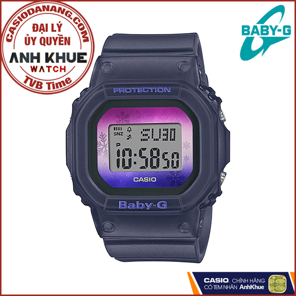 Đồng hồ nữ dây nhựa Casio Baby-G chính hãng Anh Khuê BGD-560WL-2DR