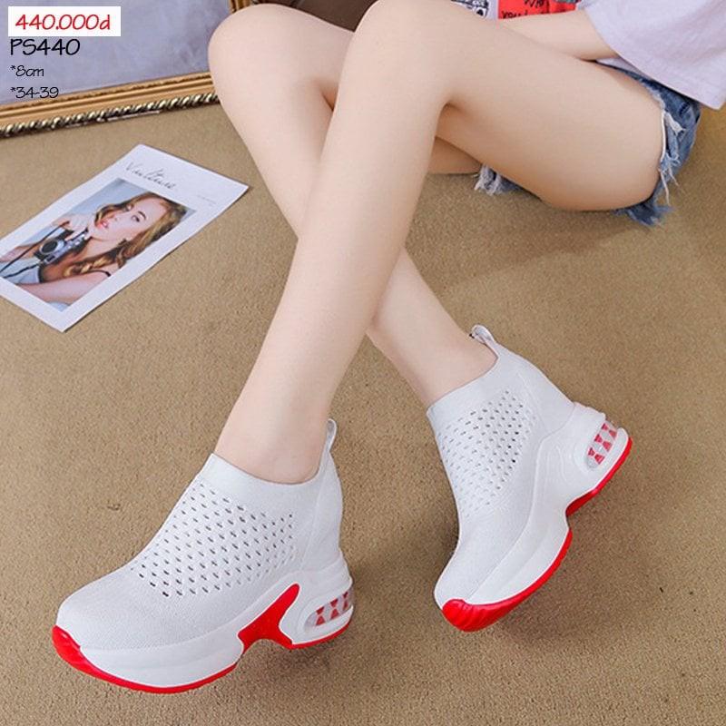 GiÀY ĐẾ XUỒNG CAO 9CM CHẤT LEN THUN ĐẾ CAO SU SIÊU ÊM, BỀN, NHẸ