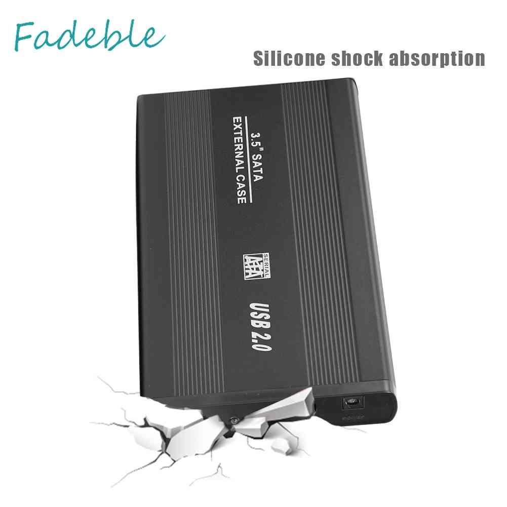 Hộp Đựng Ổ Cứng Di Động 3.5 inch USB 2.0 Sang SATA SSD 480Mbps HDD Ốp