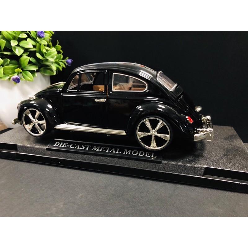 Mô hình xe cổ Volkswagen Beetle tỷ lệ 1:18 cao cấp bằng hợp kim