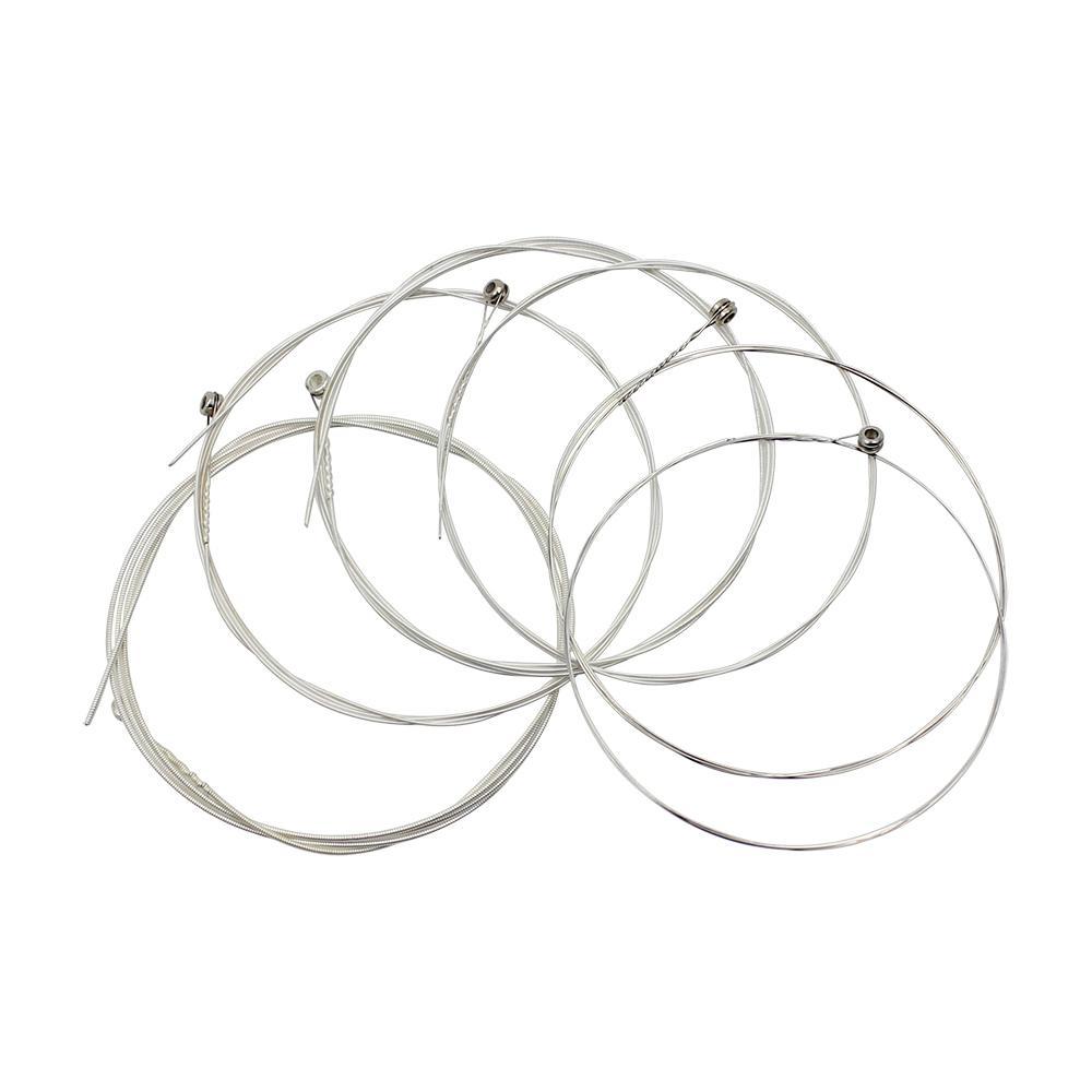 Portable 6 Pieces Acoustic Guitar Strings Set Musical Instrument Accessory