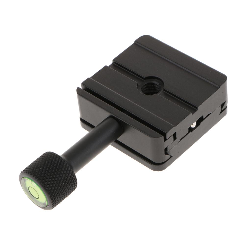 Aluminium Alloy Quick Release Plate QR Clamp Adapter with 1/4'' Screw Fits Arca Swiss RRS Wimberley for Tripod Ball Head