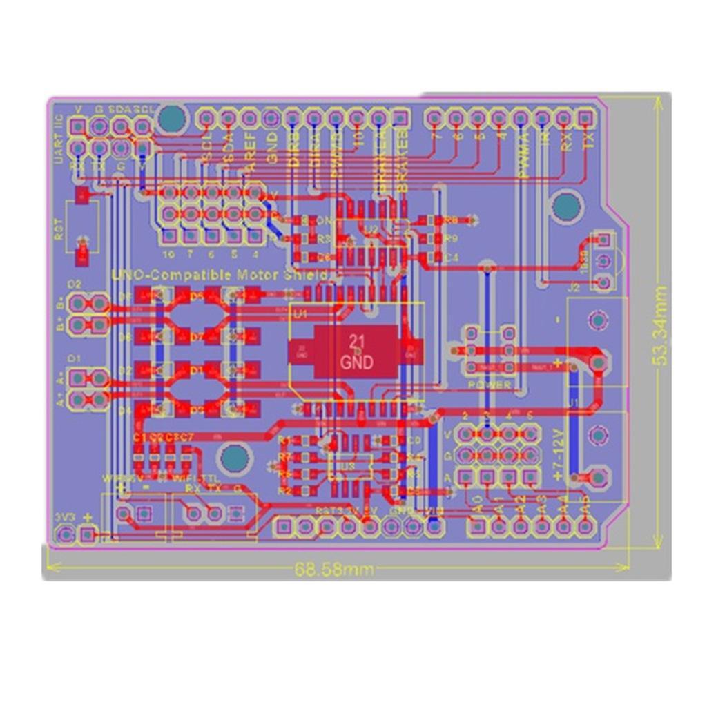 Motor Driver Shield Board For UNO R3