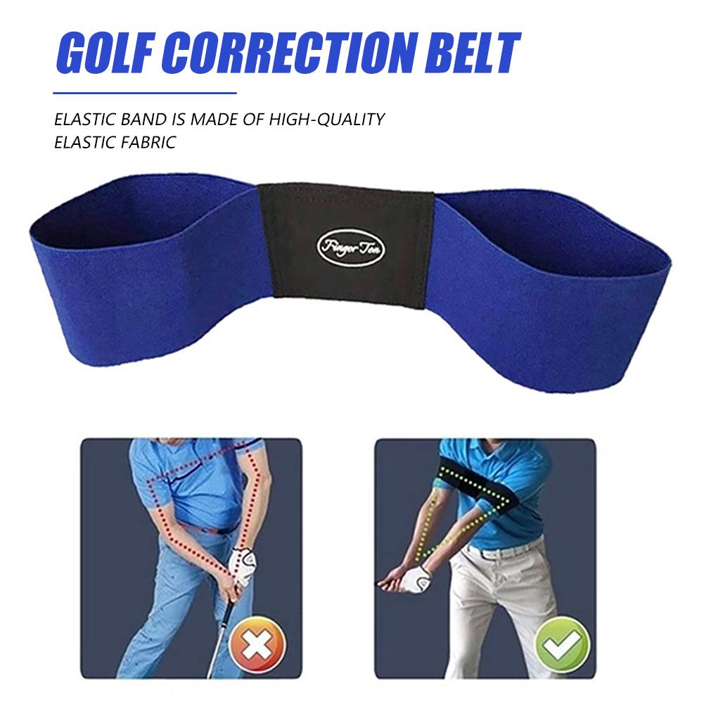 Chuyên Nghiệp Thun Golf Swing Huấn Luyện Cánh Tay Dây Cử Chỉ Liên Kết Huấn Luyện Viện Trợ Thể Thao Ngoài Trời Cho Golf Phụ Kiện Thể Thao Color: Blue 2PCS