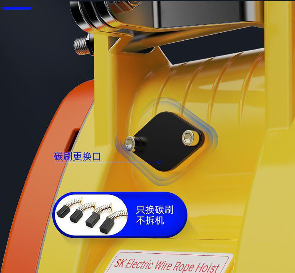 Máy tời điện ABG (KOIO), Tời Điện Mini, nâng, hạ và kéo vật nặng, sử dụng trên các công trường