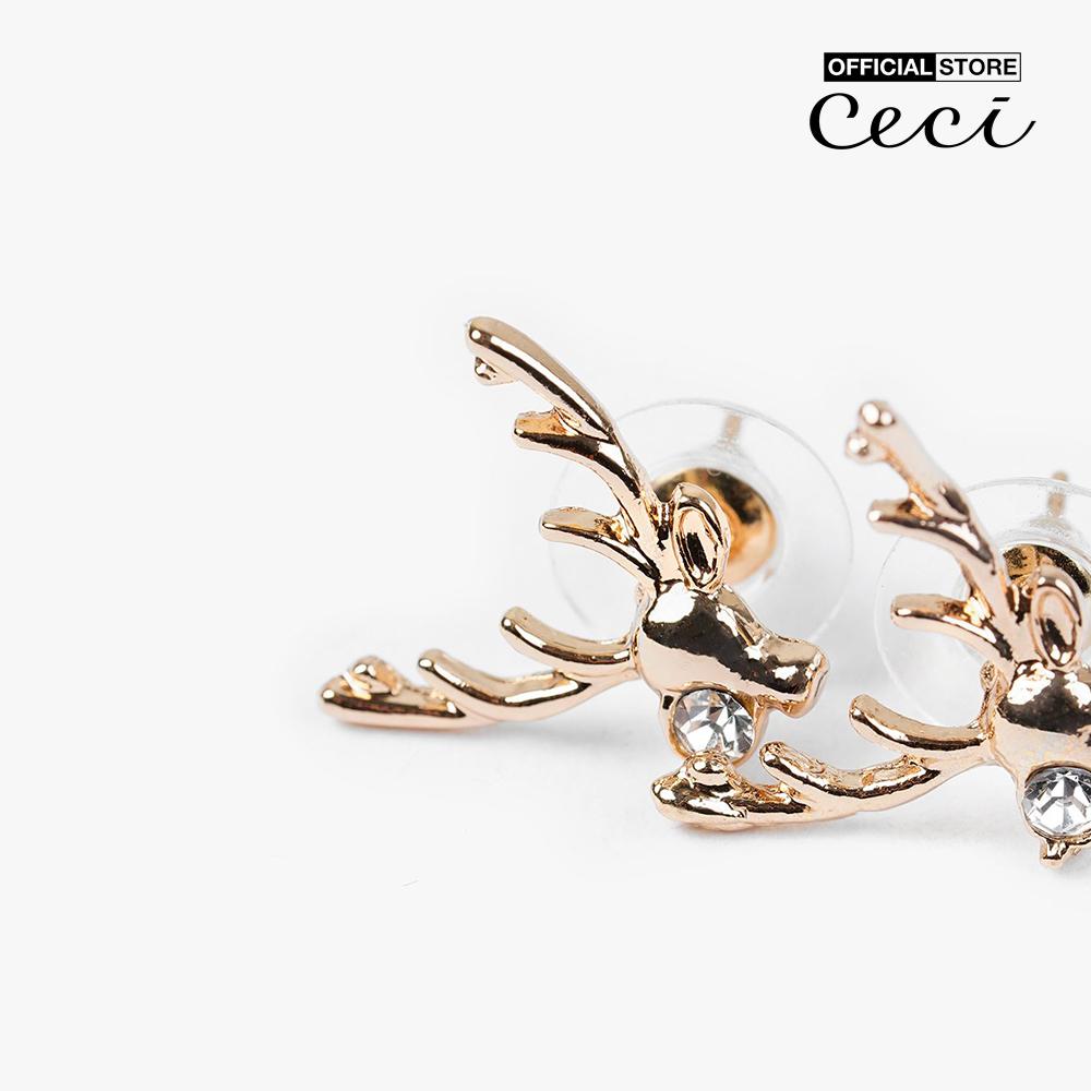 CECI - Khuyên tai nữ hình tuần lộc dễ thương CC1-09000167-27
