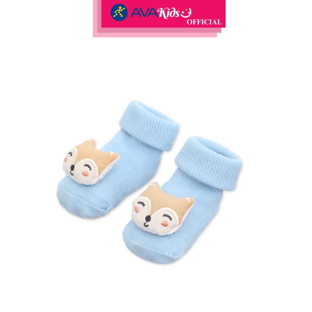Set 2 đôi tất sơ sinh có cổ Á Châu YB511 - Màu ngẫu nhiên (0 - 18 tháng)